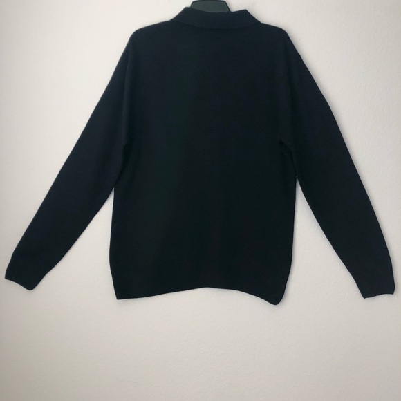 Polo Ralph Lauren Black Label Men’s 100% Cashmere Button Up Collar Cardigan XXL - Picture 9 of 10